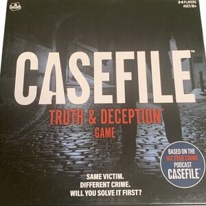 Goliath Casefile Truth & Deception Board‎ Game True Crime Podcast Strategy